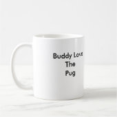Buddy Love the Pug Koffiemok (Links)