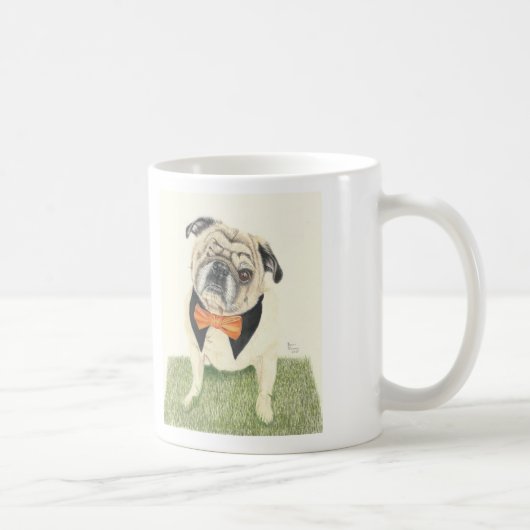 Buddy Love the Pug Koffiemok (Rechts)