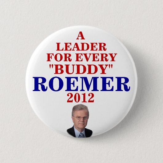 Buddy Roemer 2012 OCCUPY WALL STREET Ronde Button 5,7 Cm (Voorkant)