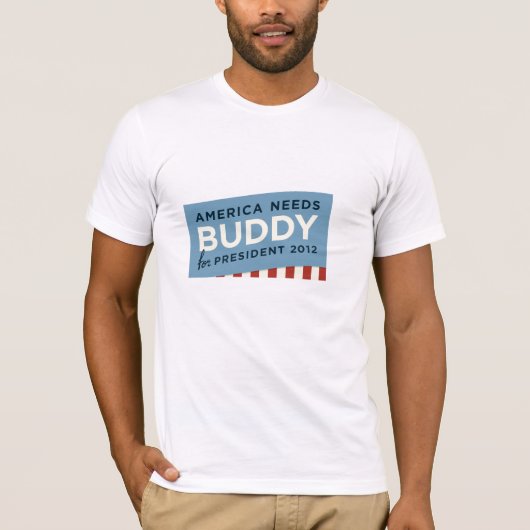 Buddy Roemer voor President T-shirt (Voorkant)