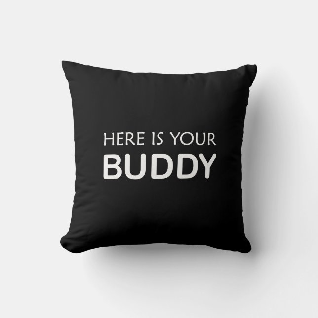 Buddy Sierkussen – Vet minimalistisch design (Voorkant)