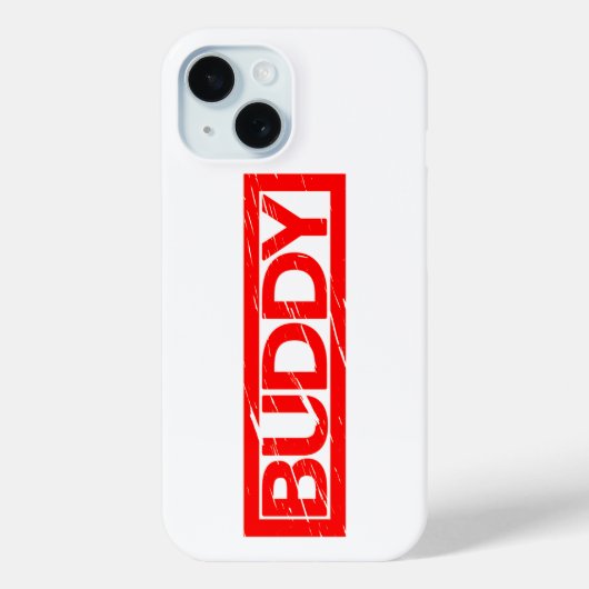 Buddy Stamp Case-Mate iPhone Case (Achterkant)