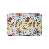 Buddy the Elf and Santa North Pole Pattern Badmat (Voorkant)