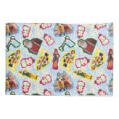 Buddy the Elf and Santa North Pole Pattern Kussensloop (Achterkant)