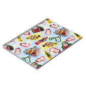 Buddy the Elf and Santa North Pole Pattern Notitieboek (Linkerzijde)