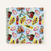 Buddy the Elf and Santa North Pole Pattern Notitieboek (Voorkant)