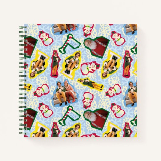 Buddy the Elf and Santa North Pole Pattern Notitieboek (Voorkant)