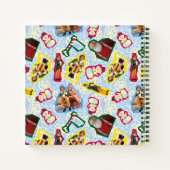 Buddy the Elf and Santa North Pole Pattern Notitieboek (Achterkant)