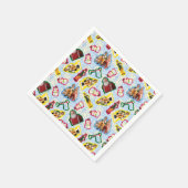 Buddy the Elf and Santa North Pole Pattern Servet (Hoek)