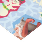 Buddy the Elf and Santa North Pole Pattern Tafelkleed (Gekanteld)
