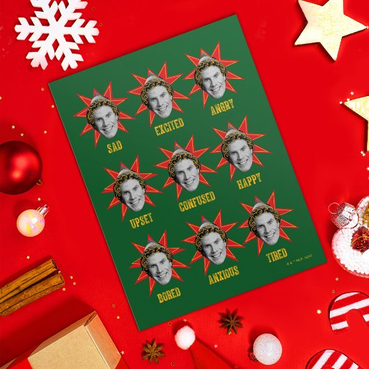 Buddy the Elf | Bewerken Briefkaart