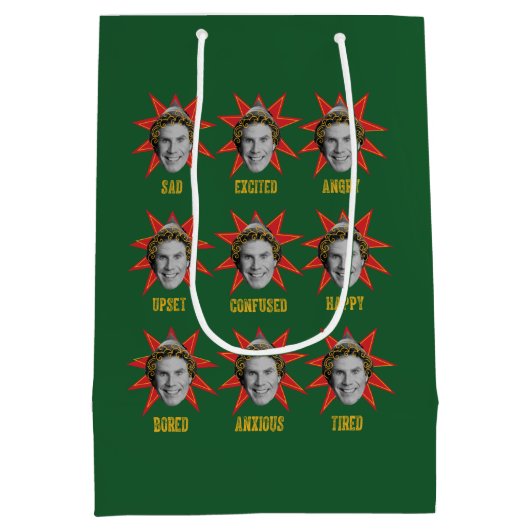 Buddy the Elf | Bewerken Medium Cadeauzakje (Achterkant)