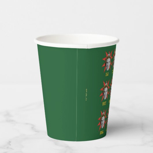 Buddy the Elf | Bewerken Papieren Bekers (Rechts)