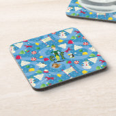 Buddy the Elf Cartoon Pattern Bier Onderzetter (Linkerzijde)