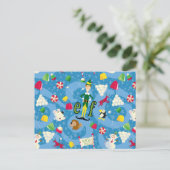 Buddy the Elf Cartoon Pattern Briefkaart (Staand voorkant)
