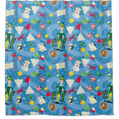 Buddy the Elf Cartoon Pattern Douchegordijn (Voorkant)