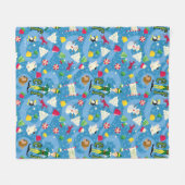 Buddy the Elf Cartoon Pattern Fleece Deken (Voorkant (Horizontaal))