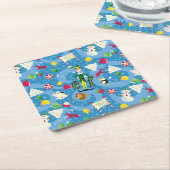 Buddy the Elf Cartoon Pattern Kartonnen Onderzetters (Schuin)