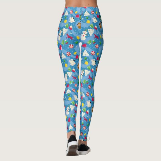 Buddy the Elf Cartoon Pattern Leggings (Achterkant)