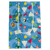 Buddy the Elf Cartoon Pattern Medium Cadeauzakje (Achterkant)
