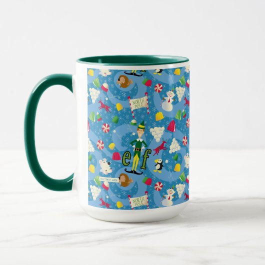 Buddy the Elf Cartoon Pattern Mok (Links)