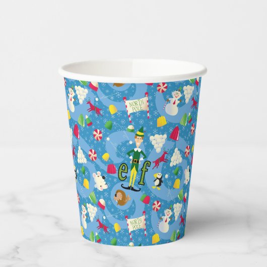 Buddy the Elf Cartoon Pattern Papieren Bekers (Links)