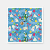 Buddy the Elf Cartoon Pattern Servet (Voorkant)
