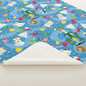 Buddy the Elf Cartoon Pattern Sherpa Deken (3/4)