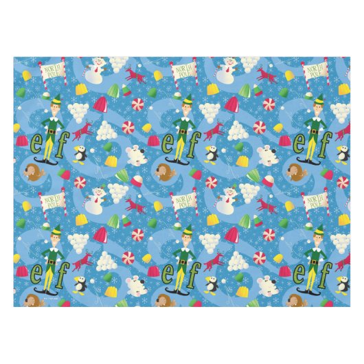 Buddy the Elf Cartoon Pattern Tafelkleed (Voorkant (Horizontaal))