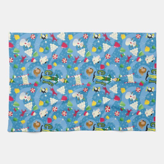 Buddy the Elf Cartoon Pattern Theedoek (Horizontaal)