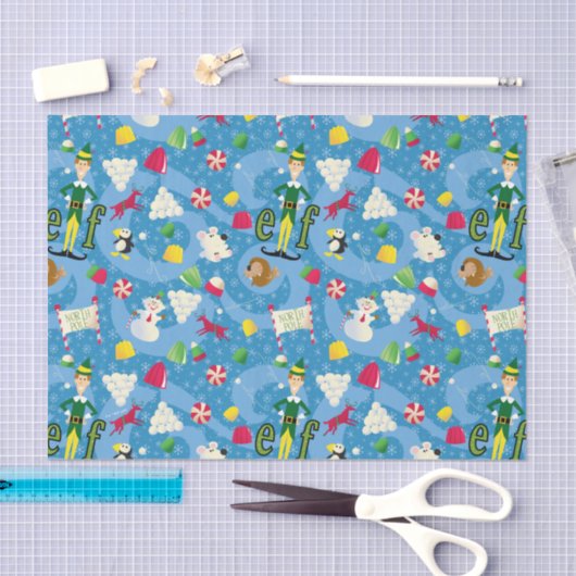 Buddy the Elf Cartoon Pattern Tissuepapier (Craft)