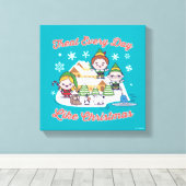 Buddy the Elf Chibi Graphic Canvas Afdruk (Insitu (Houten vloer))