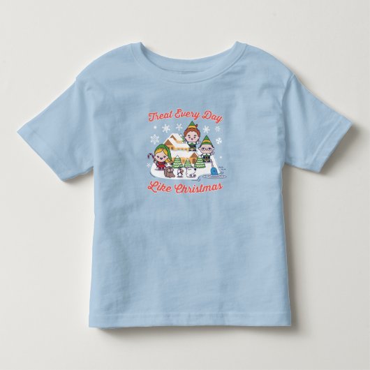 Buddy the Elf Chibi Graphic Kinder Shirts (Voorkant)