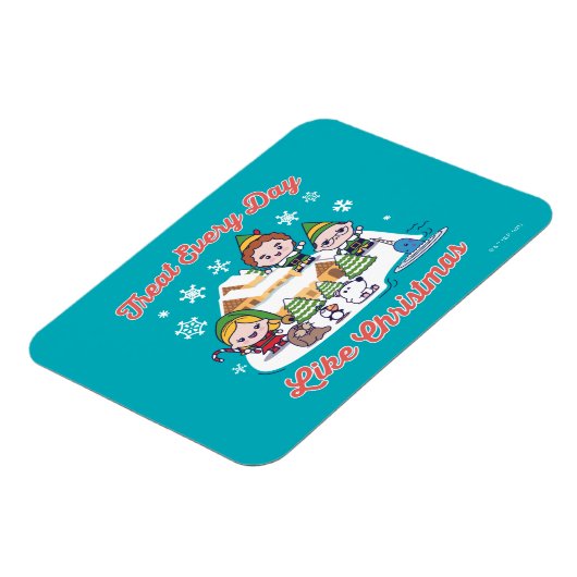 Buddy the Elf Chibi Graphic Magneet (Linkerzijde)