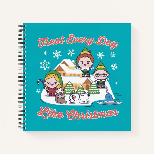 Buddy the Elf Chibi Graphic Notitieboek (Voorkant)