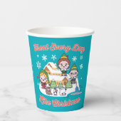 Buddy the Elf Chibi Graphic Papieren Bekers (Voorkant)