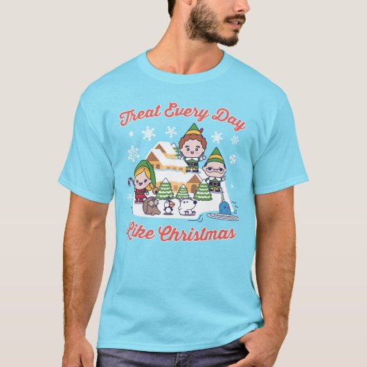 Buddy the Elf Chibi Graphic T-shirt (Voorkant)