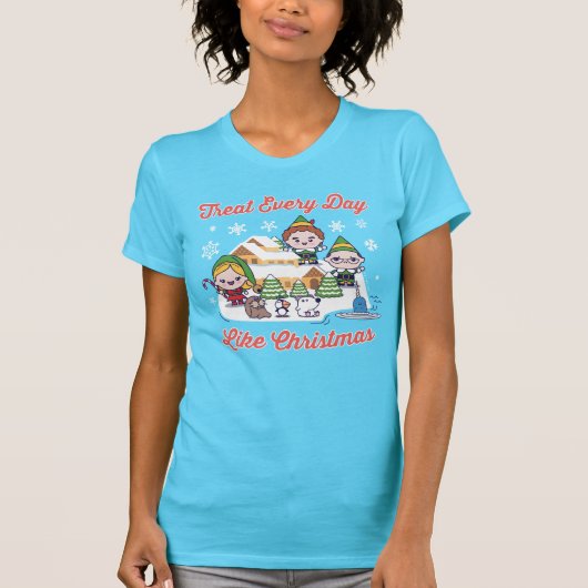 Buddy the Elf Chibi Graphic T-shirt (Voorkant)