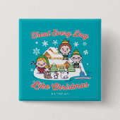 Buddy the Elf Chibi Graphic Vierkante Button 5,1 Cm (Voorkant)
