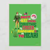 Buddy the Elf Christmas Cheer Graphic Quote Briefkaart (Voorkant)