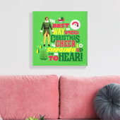 Buddy the Elf Christmas Cheer Graphic Quote Canvas Afdruk (Insitu (Woonkamer))