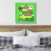 Buddy the Elf Christmas Cheer Graphic Quote Canvas Afdruk (Insitu (Slaapkamer))
