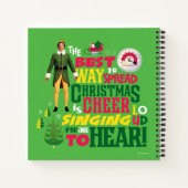 Buddy the Elf Christmas Cheer Graphic Quote Notitieboek (Achterkant)