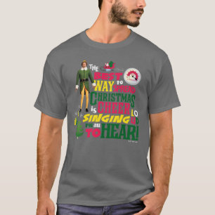 Buddy the Elf Christmas Cheer Graphic Quote T-shirt