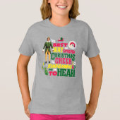 Buddy the Elf Christmas Cheer Graphic Quote T-shirt (Voorkant)