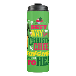 Buddy the Elf Christmas Cheer Graphic Quote Thermosbeker