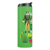 Buddy the Elf Christmas Cheer Graphic Quote Thermosbeker (Gedraaid links)