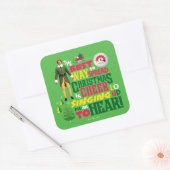 Buddy the Elf Christmas Cheer Graphic Quote Vierkante Sticker (Envelop)