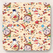 Buddy the Elf | Christmas Cheer Pattern Bier Onderzetter (Voorkant)