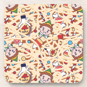 Buddy the Elf   Christmas Cheer Pattern Bier Onderzetter